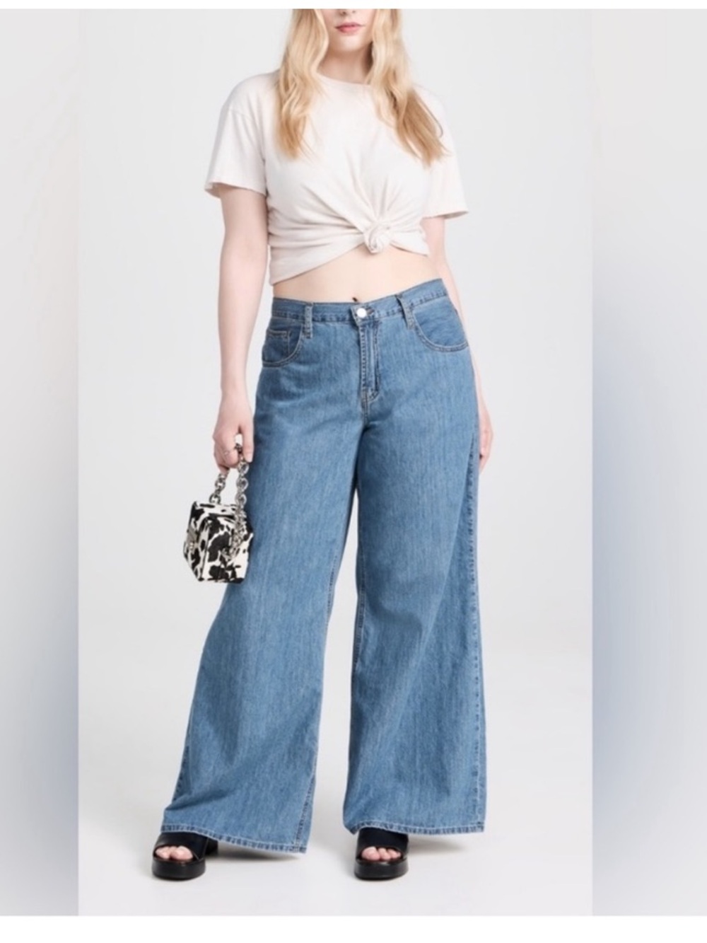 FRAME Le Mid Wide Leg Slouch Wide Leg 24